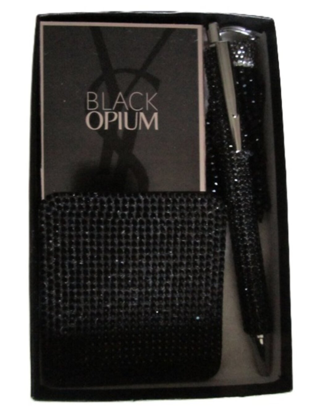 Crystal Keychain, Mirror, Ink Pen & YSL Black Opium NEW